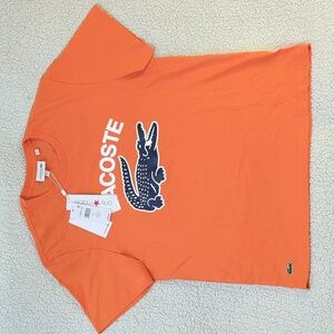 Lacoste Orange Short Sleeve Tee